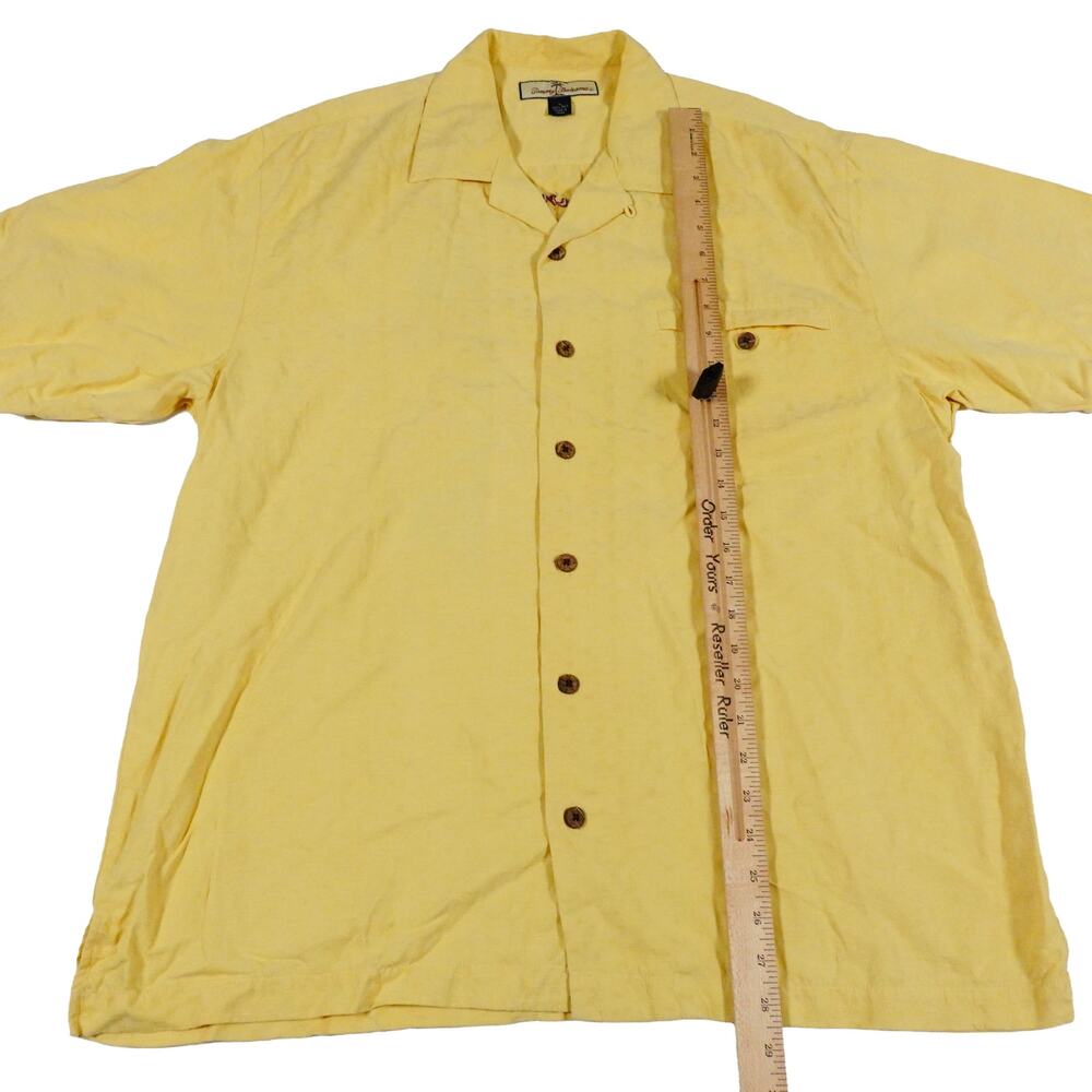 Tommy Bahama Silk Embroidered Shake My Day Hawaiian Button Up Camp Shirt Large - Picture 7 of 8